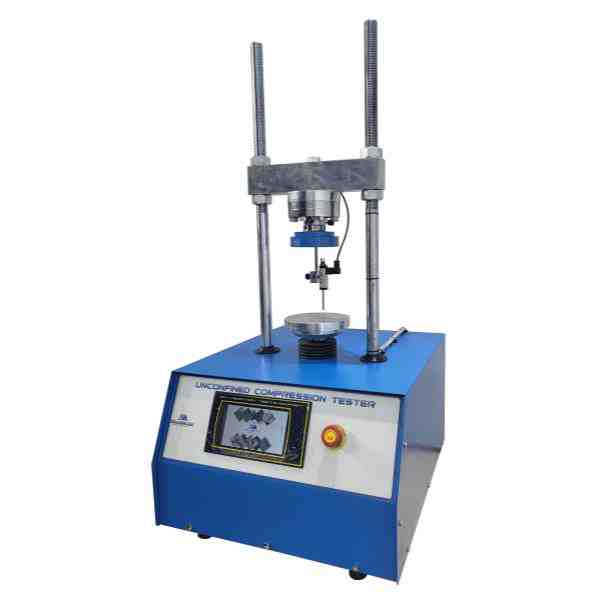 Tek Eksenli Serbest Basınç Test Cihazı (Dokunmatik Ekran)